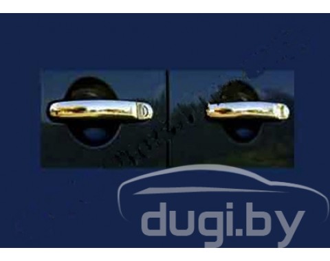 Хром накладки на дверные ручки (нерж.) 4-дверн. Jetta (2005-2011)